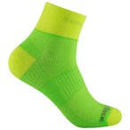 Wrightsock - Coolmesh II Quarter - Wandersocken 34-37 grün