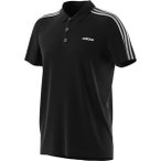 ADIDAS Herren Polo D2M CLA 3S, Größe S in Schwarz