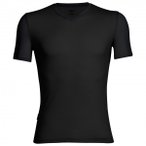 Icebreaker - Anatomica S/S V - Merinounterwäsche Gr L schwarz