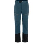 Fjällräven Bergtagen Touring Hose Damen  Softshellhose blau Größe M Camping 