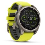 Garmin - Fenix 8 Solar Sapphire - Multifunktionsuhr Gr Ø 51 mm graphit / titani