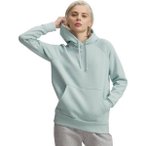 UNDER ARMOUR Damen Kapuzensweat UA RIVAL FLEECE HOODIE, Größe XXL in Silber