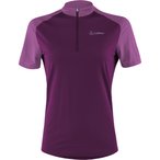 Löffler Purana Half Zip Trikot Damen  Radtrikots lila Größe S Commuting | Gra