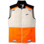 BROOKS Herren Weste Run Visible Insulated Vest 2.0, Größe S in Weiß