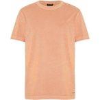 CHIEMSEE T-Shirt mit dezentem Jumper-Motiv, Größe S in Orange