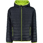 CMP Kinder Jacke KID JACKET FIX HOOD, Größe 128 in Schwarz
