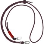 Topologie 6.0mm Rope Crossbody Strap Unisex ( Dunkelrot one size)
