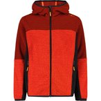 CMP   Kinder  Fleecejacke rot Größe 116 Trekking  Atmungsaktiv