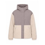 Mazine - Women's Fabric Blocking Jacket - Winterjacke Gr XL beige