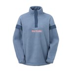 Picture Velora 1/4 Fleece  Damen  Pullover blau Größe S Lifestyle  Atmungsakti
