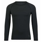 Odlo Performance Light ECO Bl Top Crew Neck L/S M Herren ( Schwarz S Größe,)