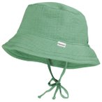 maximo - Kid's Mini Hut Band Musselin Futter - Hut Gr 47 cm türkis
