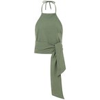 Mandala Coastal Wrap Top Damen  Tanktops gruen Größe S Lifestyle | Yoga  Hautf