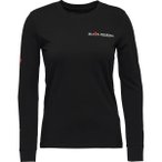 BLACK DIAMOND Damen Shirt LOGOWEAR, Größe M in Schwarz