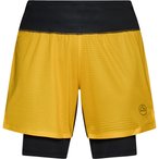 La Sportiva Ultra Distance  Herren  Laufhose gelb Größe XL Trailrunning  Elast