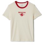 Brixton - Women's Pegasus Slim Crew Tee - T-Shirt Gr XS beige