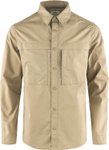 Fjall Raven - Chemise en G-1000® Air Stretch - Abisko Trail Shirt LS M Fossil f