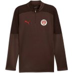 PUMA Herren Shirt FCSP Training 1/4 Zip Top, Größe XXL in Schwarz