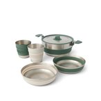Sea to Summit Detour One Pot Cook Set (5-teilig) - Campingkochset Edelstahl