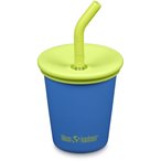 Klean Kanteen Straw Lid Steel Trinkbecher Kinder  Trinkflaschen blau Größe 296