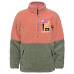 Horsefeathers - Women's Elvira Sweatshirt - Fleecepullover Gr M oliv/rosa