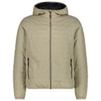CMP - Padded Jacket Fix Hood - Kunstfaserjacke Gr 46 beige/oliv