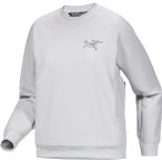 Arcteryx Aestas Crew Damen Sweatshirt ( Hellgrau M Größe,)
