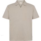 KnowledgeCotton Apparel Waffle Polo  Herren  T-Shirts beige Größe S Lifestyle 