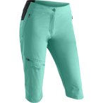 Maier Sports Inara Slim Capri Vario  Damen  Kurze Hosen tuerkis Größe 4XL Camp