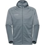 MAMMUT Herren Unterjacke Crag ML Hooded Jacket Men, Größe M in Grau