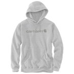 Carhartt - Signature Logo Sweatshirt - Hoodie Gr L grau