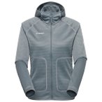 Mammut - Women's Crag ML Hooded Jacket - Fleecejacke Gr XS grau