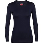 ICEBREAKER Merino Damen Longleeve 260 Tech LS Crewe, Größe L in Schwarz