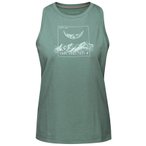 Mammut Women’s Core Tank Top Panorama, L, dark jade
