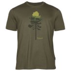 Pinewood - Finnveden Recycled Outdoor T-Shirt - T-Shirt Gr S oliv