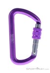 LACD Biner Screw 80mm Schraubkarabiner-Lila-One Size