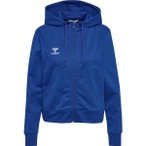 HUMMEL Damen Kapuzensweat hmlGO 2.0 ZIP HOODIE WOMAN, Größe S in Blau