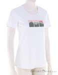 CMP Piqué Print Damen T-Shirt-Weiss-38