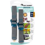 Sea to Summit Tie Down Hook Strap - 2 Stk. 20 mm x 1,5 m blau uni