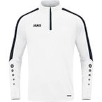 JAKO Kinder Pullover Ziptop Power, Größe 128 in Weiß
