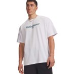 Under Armour Heavyweight Wordmark Herren T-Shirt ( Weiß S)