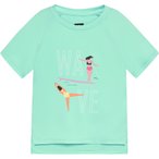 Color Kids Print  Kinder  T-Shirts tuerkis Größe 104 Lifestyle  Elastisch