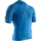 X-BIONIC ® TWYCE 4.0 CYCLING ZIP SHIRT SH SL MEN, Größe M in Blau