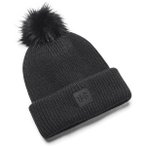 UNDER ARMOUR Damen UA HALFTIME RIBBED POM, Größe ONE SIZE in Schwarz