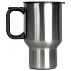 Basic Nature - Edelstahl Thermobecher Auto - Becher Gr 0,45 l grau