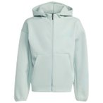 adidas - Kid's Z.N.E.Full Zip - Sweat- & Trainingsjacke Gr 128 grau