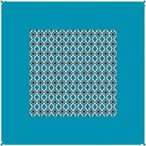 BENT Zip-Carpet - Teppich hawaiin ocean-zipper light blue
