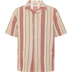 KnowledgeCotton Apparel Stripe  Herren  Hemden rot Größe S Lifestyle  Atmungsa