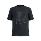 ODLO Herren T-Shirts/Tanks ku.Arm He/Uni MERINO TENCEL HYPER MAP, Größe L in S