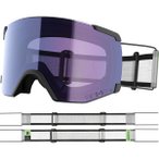 Salomon Herren Skibrillen He/Uni GOGGLES S/VIEW SIGMA MTN Bk/Ice blue, Größe O